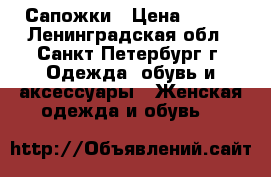 Сапожки › Цена ­ 550 - Ленинградская обл., Санкт-Петербург г. Одежда, обувь и аксессуары » Женская одежда и обувь   